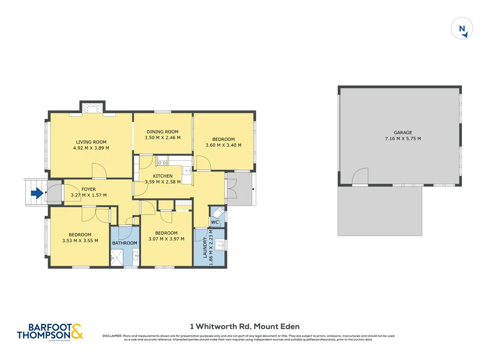 Photos of 1 Whitworth Road