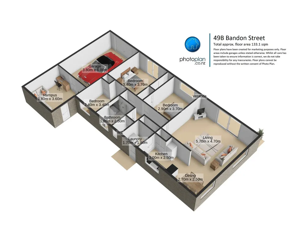 Photos of 49b Bandon Street
