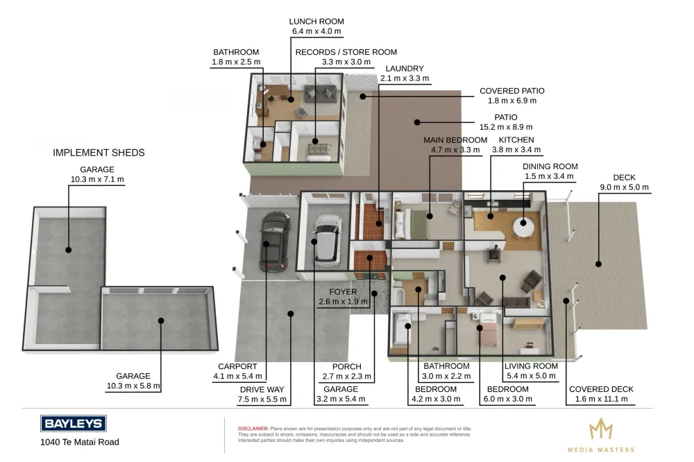 Photos of 1040 Te Matai Road