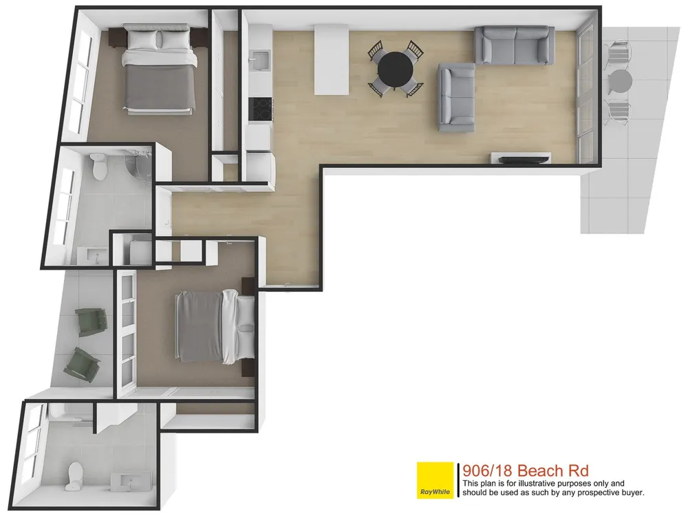 Photos of 906/18 Beach Road